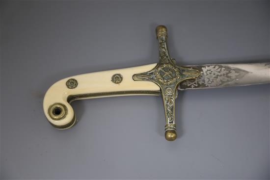 A good 1831 regulation general officers mameluke sword of General Sir George Balfour,